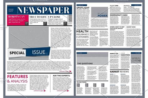 style press banners newspaper sponsored affiliate template