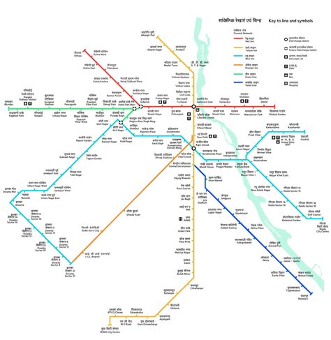 remote sensing  gis delhi metro route map