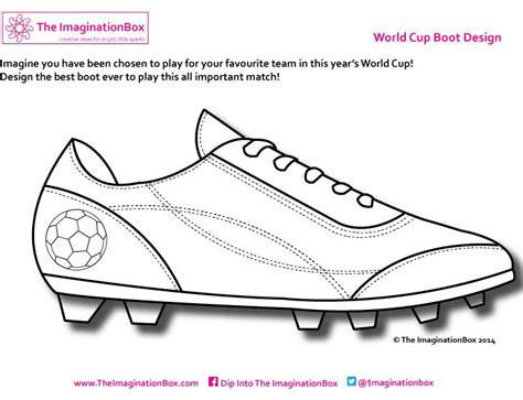 printable football boot template inchainsforchristorg