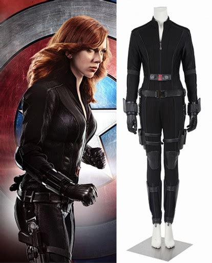captain america winter soldier black widow cosplay costume