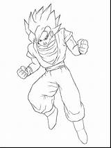 Goku Vegeta Coloring Pages Easy Dragon Ball Vs Drawing Color Draw Baby Vector Getdrawings Getcolorings sketch template