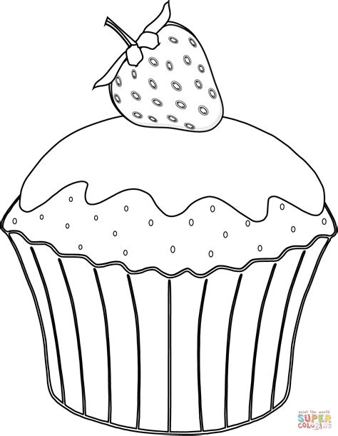 muffins coloring page coloring home