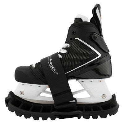 advertisementebay skaboots ice hockey walkable skate guard boots vibram outsoles black