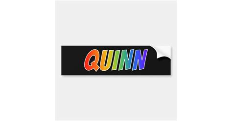 quinn fun rainbow colouring bumper sticker zazzle