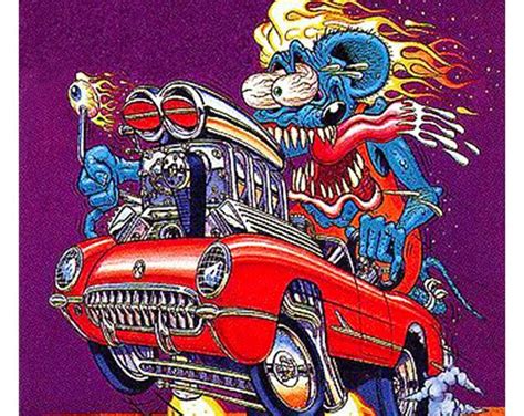 Vintage Reproduction Racing Poster Ed Roth 57 Chevy Gasser