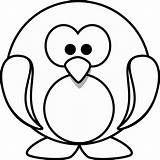 Coloring Pages Penguin Baby Cute Getcolorings Scarf sketch template