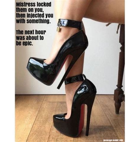 beautiful bondage restraints black high heels femdom villa paradiso