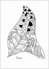 Zentangle Coloring Simple Claudia Adult Pages Adults Kids Zentangles Print Getdrawings Drawing Thanks sketch template