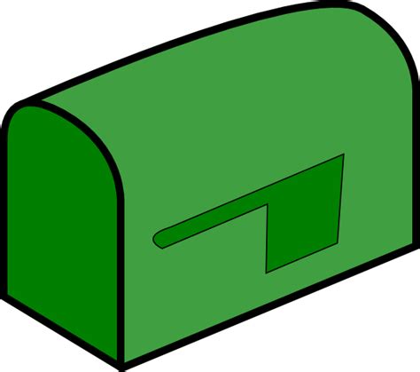 Green Mailbox Clip Art At Vector Clip Art
