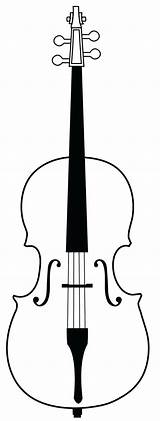 Cello Svg sketch template
