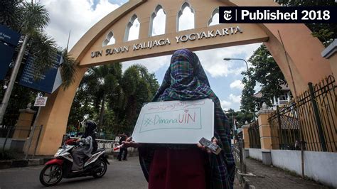 ban on face veils at indonesian university lasted just a week the new