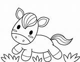 Horse Coloring Baby Pages Printable Animal Museprintables sketch template
