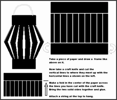 paper lantern template sampletemplatess sampletemplatess