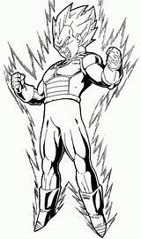 Vegeta Ball Coloring Dragon Pages Super Saiyan Draw Library Clipart Characters sketch template