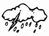 Storm Clipart Clip Cloud Rain Clouds Lightning Cartoon Drawing Thunderstorm Storms Hail Cliparts Stormy Library Wikiclipart Clipartmag Clipground sketch template