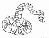 Snake Coloring Pages Snakes Cool Printable Viper Kids Comments sketch template