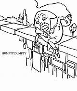 Coloring Humpty Dumpty Slips Away Pages sketch template
