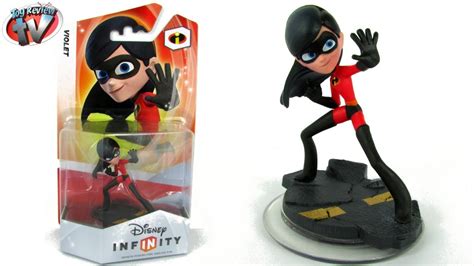 disney infinity incredibles violet figure toy review youtube