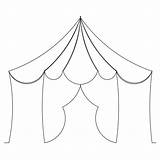 Tent Circus Digital Coloring Pages Quilting Choose Board sketch template