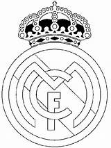 Madrid Real Soccer Logo Coloring Badge Football Drawing Coloriages Color Kids sketch template