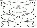 Pig Pancake Coloringhome sketch template
