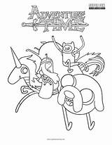 Adventure Time Coloring Super Fun sketch template