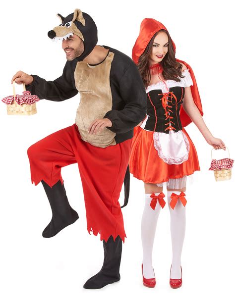 Red Riding Hood And The Big Wolf Costume For Couple