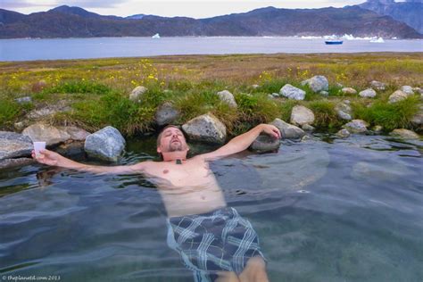 hot springs  bubbly greenlands arctic thermal pools