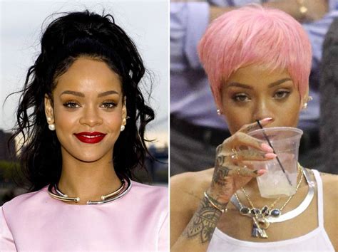 rihanna dyes her hair pink and shows it off on twitter metro news