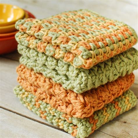 quick  easy   crochet dishcloth patterns