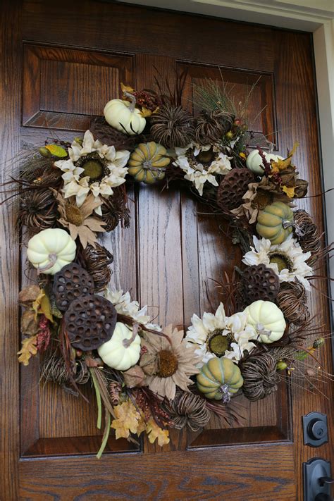 diy fall wreath tutorial  cottage mama