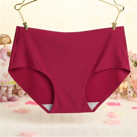 sexy women s seamless plain lingerie briefs hipster underwear panties