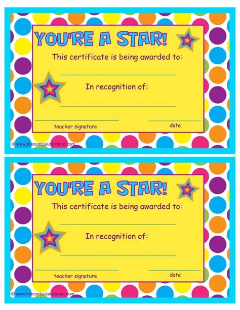 printable awards  students create print honor roll certificates