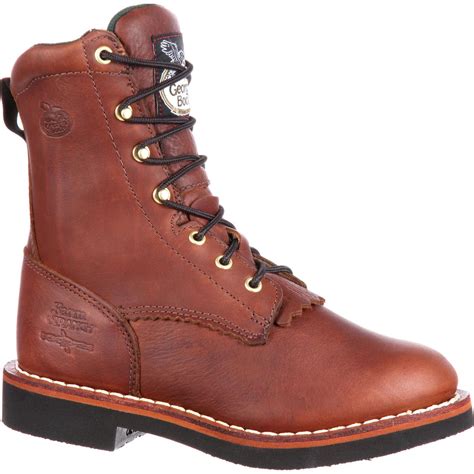 georgia boot womens chemical resistant lacer work boot