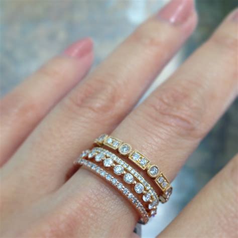 Stackable Wedding Bands Are One Of Our Favorite Jewelry Trends Photos