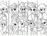 Equestria Pony Coloring Girls Little Pages Mlp Girl Print Drawing Eg Base Games Printable Para Color Detailed Ponies Their Colorir sketch template