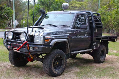 toyota landcruiser  series single cab ute grey  superior customer vehicles landcruiser