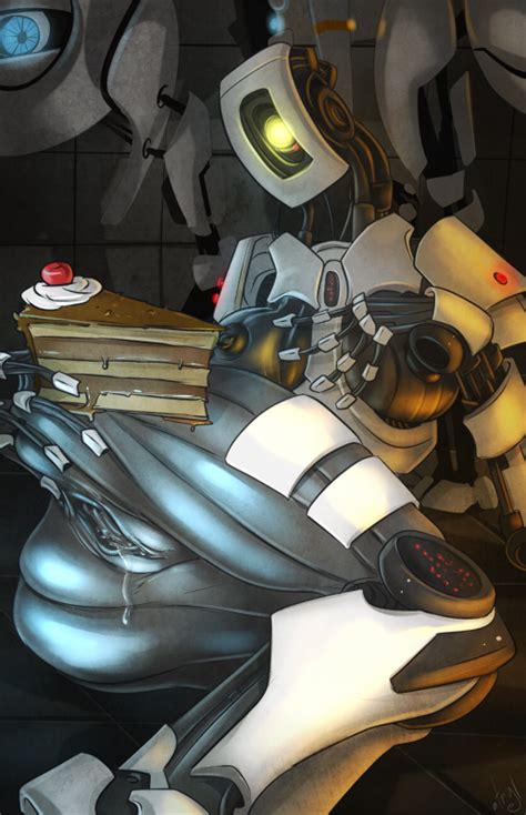 portal 3 glados gives away cake rule34 adult pictures