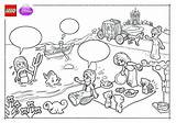 Coloring Lego Disney Pages Princesses Comments sketch template