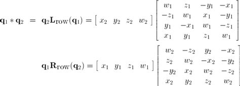 quaternion product calculator rafairachele