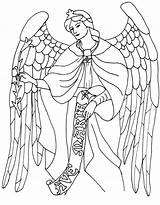 Gabriel Coloring Saint Angel Pages Clipart Archangel St Archangels Angels Catholic San Michael Kids Books Clip Matilda Colorare Da Bible sketch template