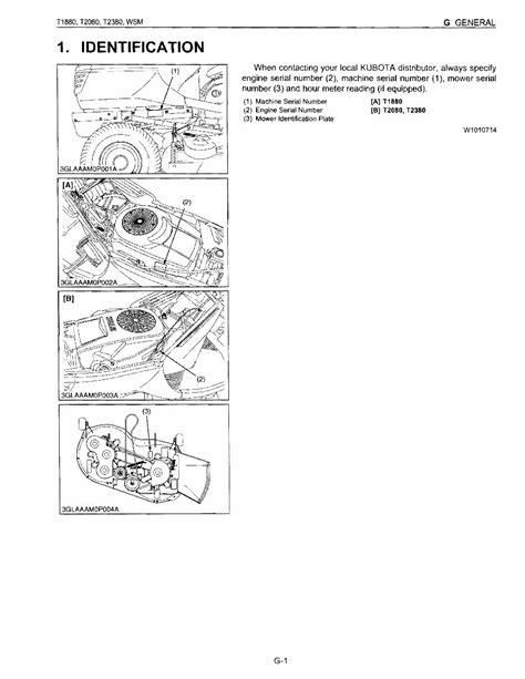 kubota  tractor  mower workshop service manual
