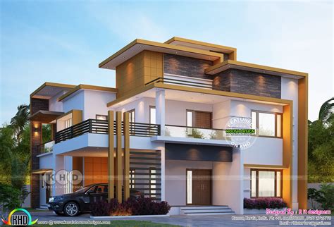kerala home design  floor plans  houses modern contemporary