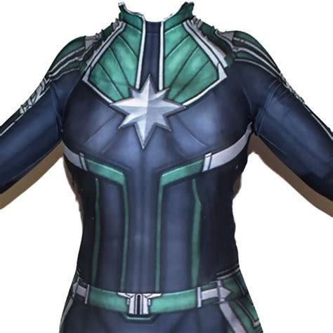 2019 women s ms marvel binary power cosplay suit