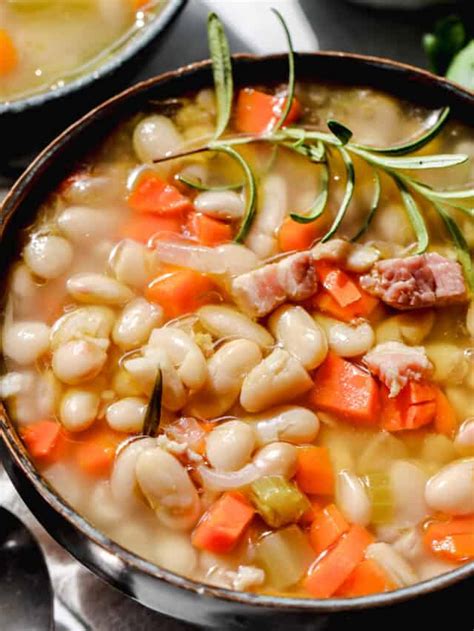 navy bean soup recipe savoring italy