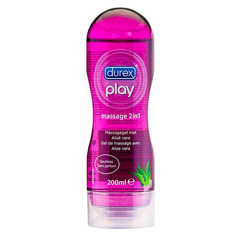 lubricante de durex 2 en 1 gel masage con sabor a aloe vera 2en1 200 ml