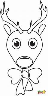 Rudolph Reindeer Coloring Pages Red Nosed Face Rudolf Christmas Head Print Cute Printable Color Nose Sheets Kids Rednosed Template Preschool sketch template