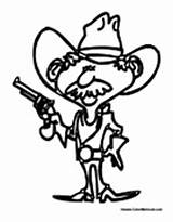 Western Cowboy Coloring Pages Hat Colormegood sketch template
