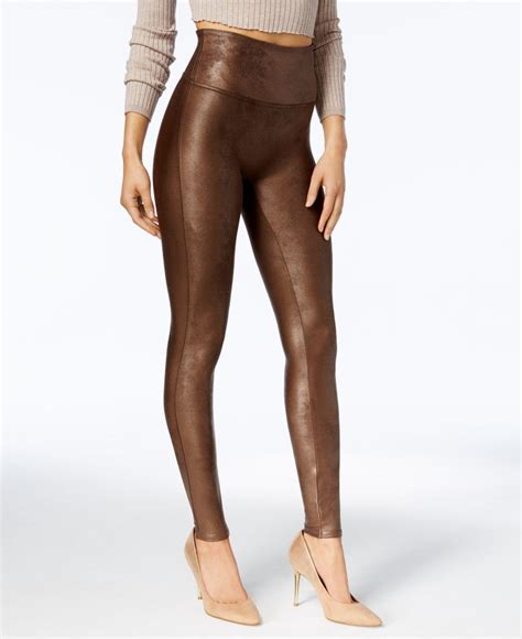 faux leather leggings women