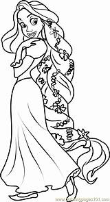 Rapunzel Princesses Tangled Characters Coloringpages101 Moana sketch template